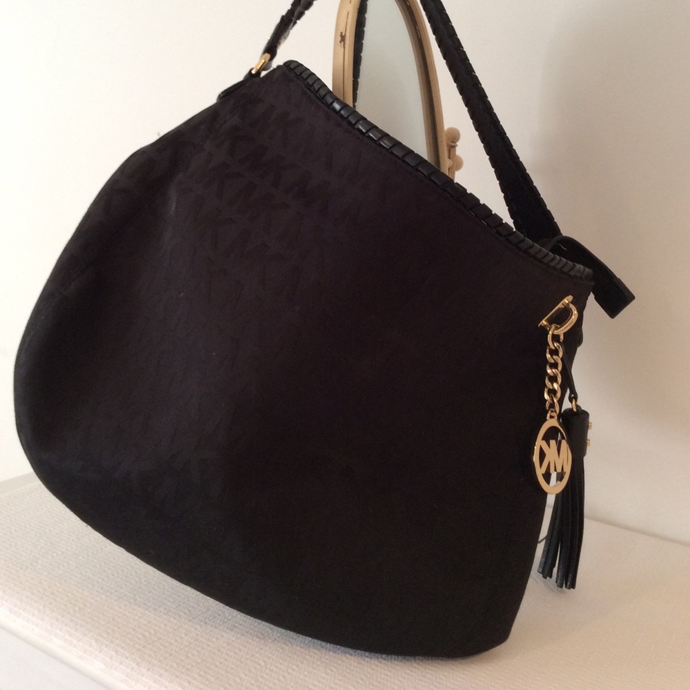 Michael Kors black shoulder bag